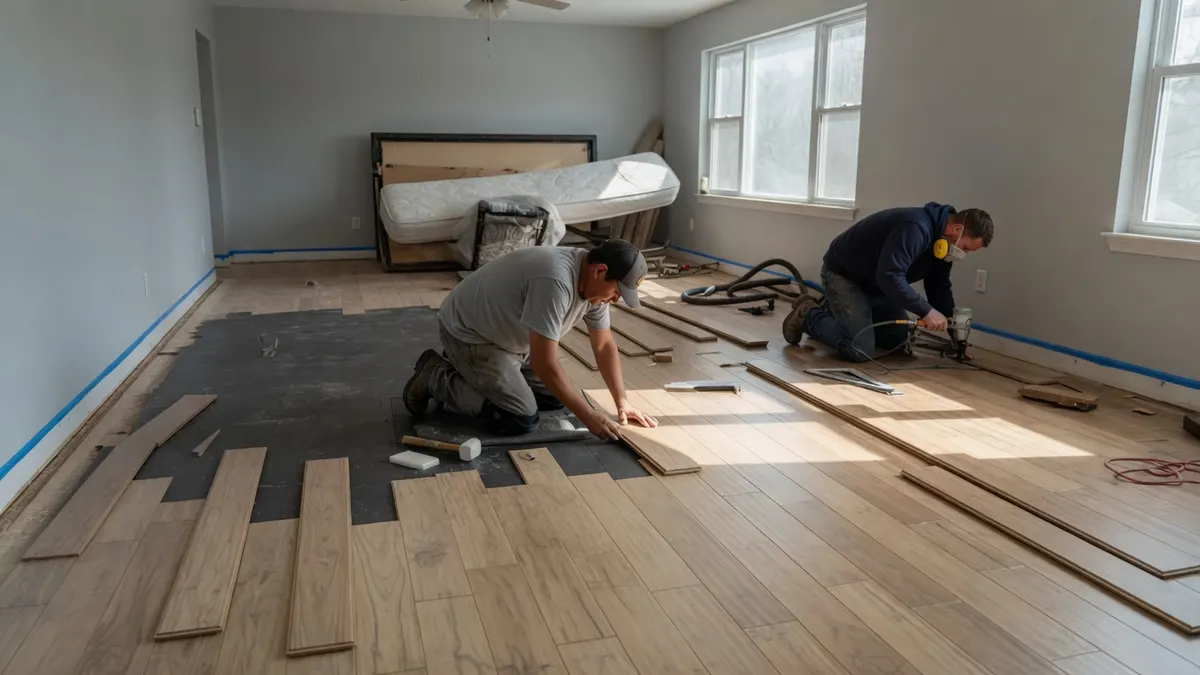 Photorealistic home improvement photo for Choosing the Right Flooring for Sacramento Homes: A Practical Guide