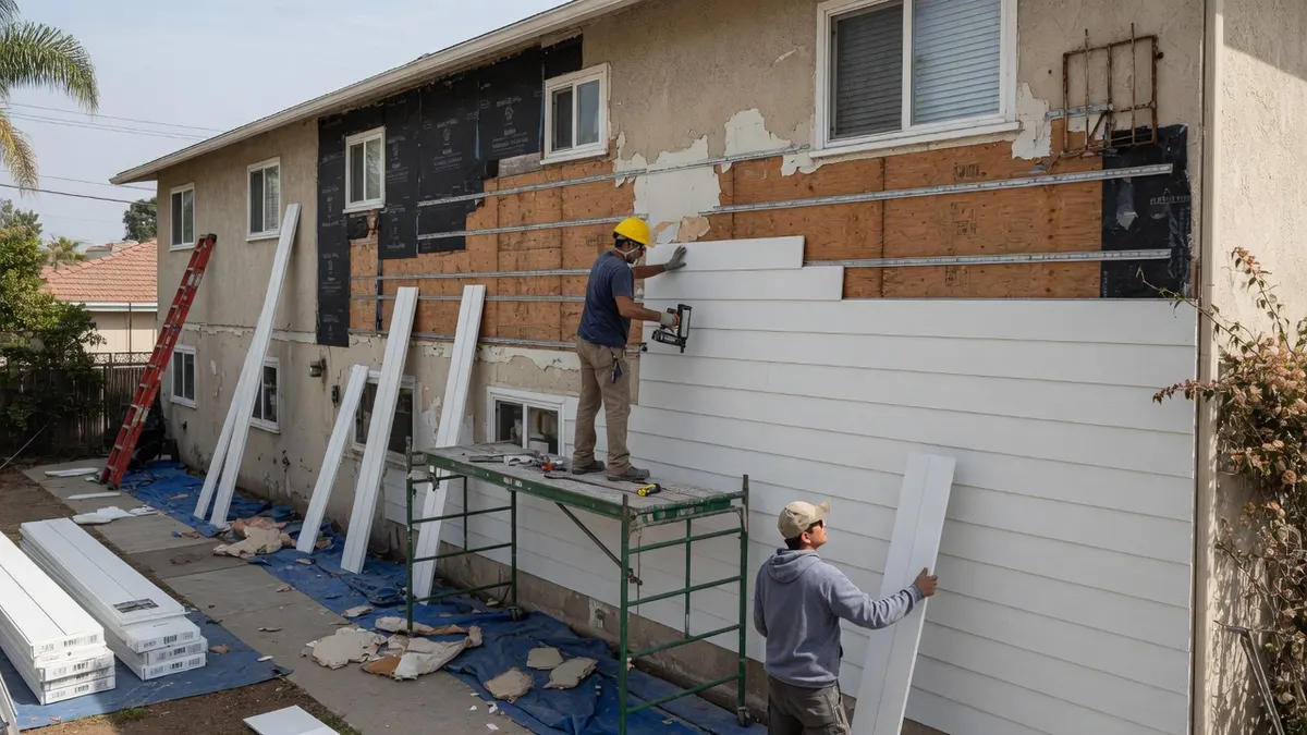 Photorealistic home improvement photo for Best Siding Materials for Sacramento's Climate