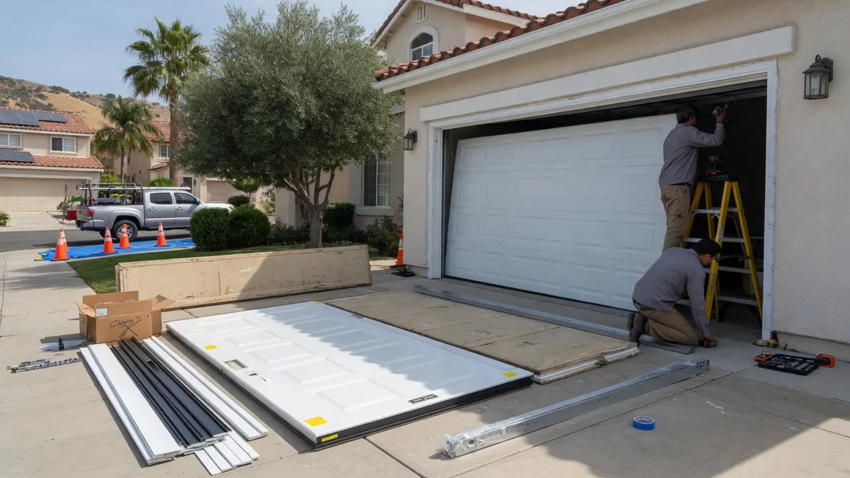 Photorealistic home improvement photo for Citrus Heights Garage Door Replacement for Safety and Street Appeal