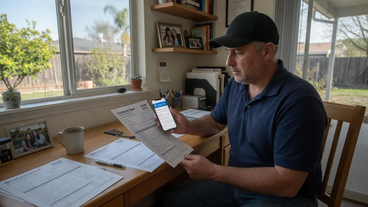 Photorealistic home improvement photo for Contractor vs. Handyman: When Does California Law Require a License?