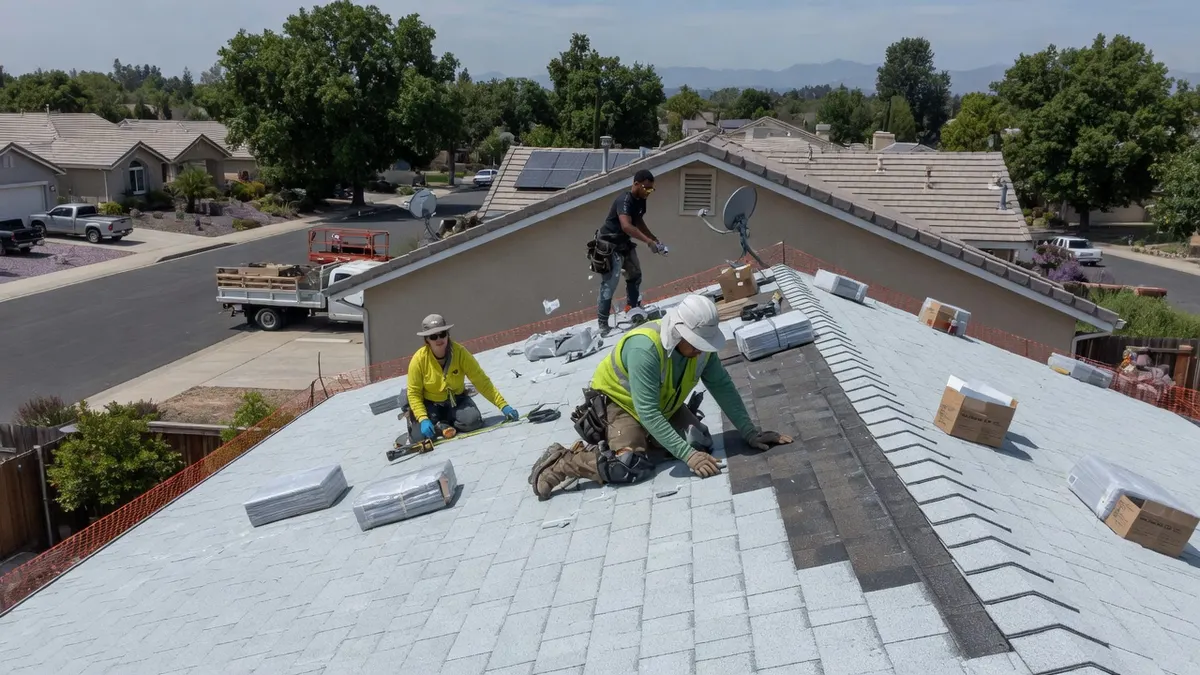 Photorealistic home improvement photo for Cool Roofs in Sacramento: Costs, Title 24 Rules, and Reroof Choices