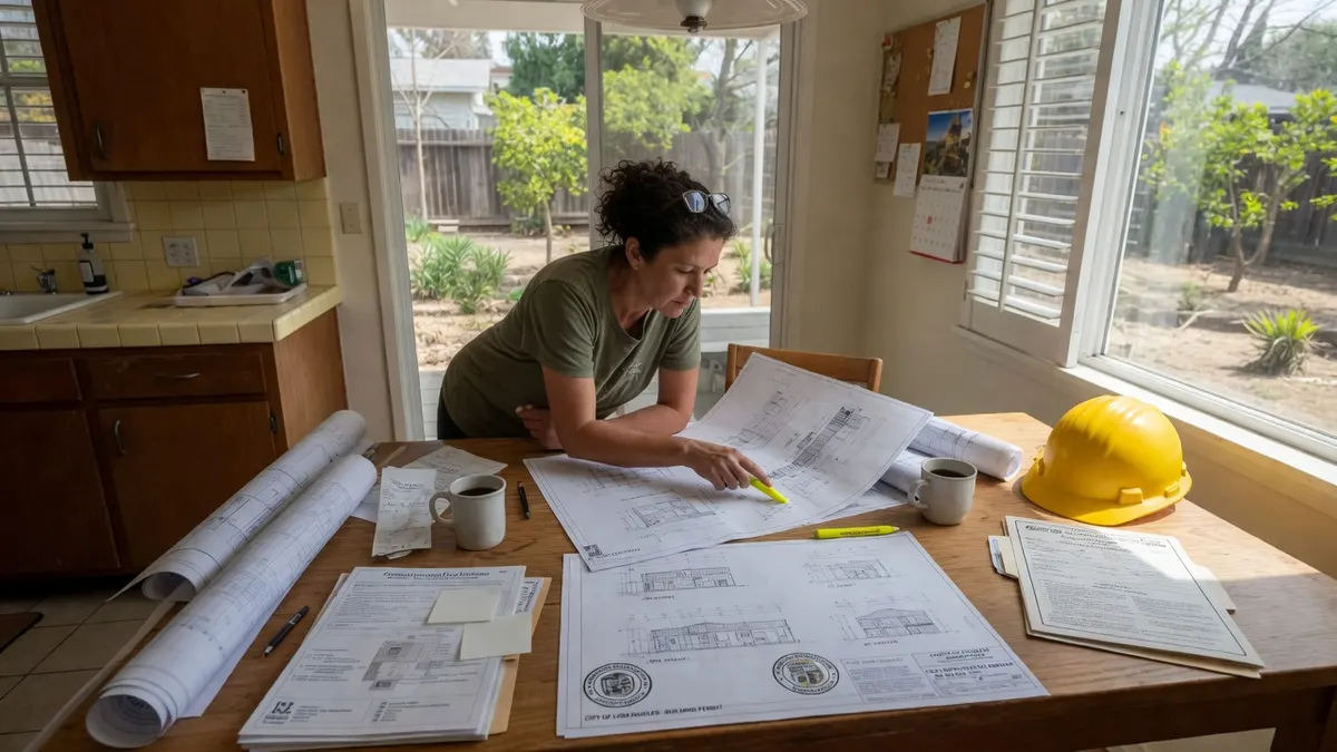 Photorealistic home improvement photo for El Dorado Hills Deck Rebuilds Before Fire Season: Materials, Permits, and Slope Access