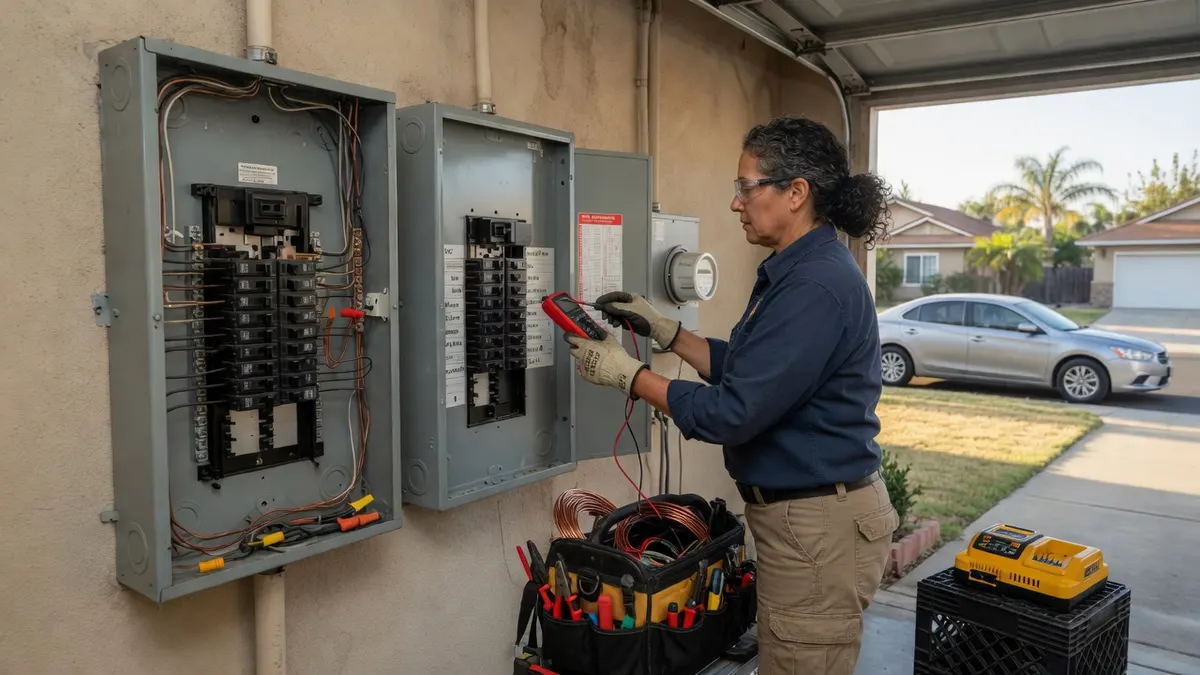 Photorealistic home improvement photo for Electrical Panel Upgrade in Sacramento: Complete Cost & Planning Guide (2026)