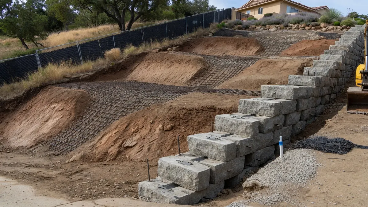 Photorealistic home improvement photo for Fair Oaks Retaining Wall Repairs Before They Become Emergencies