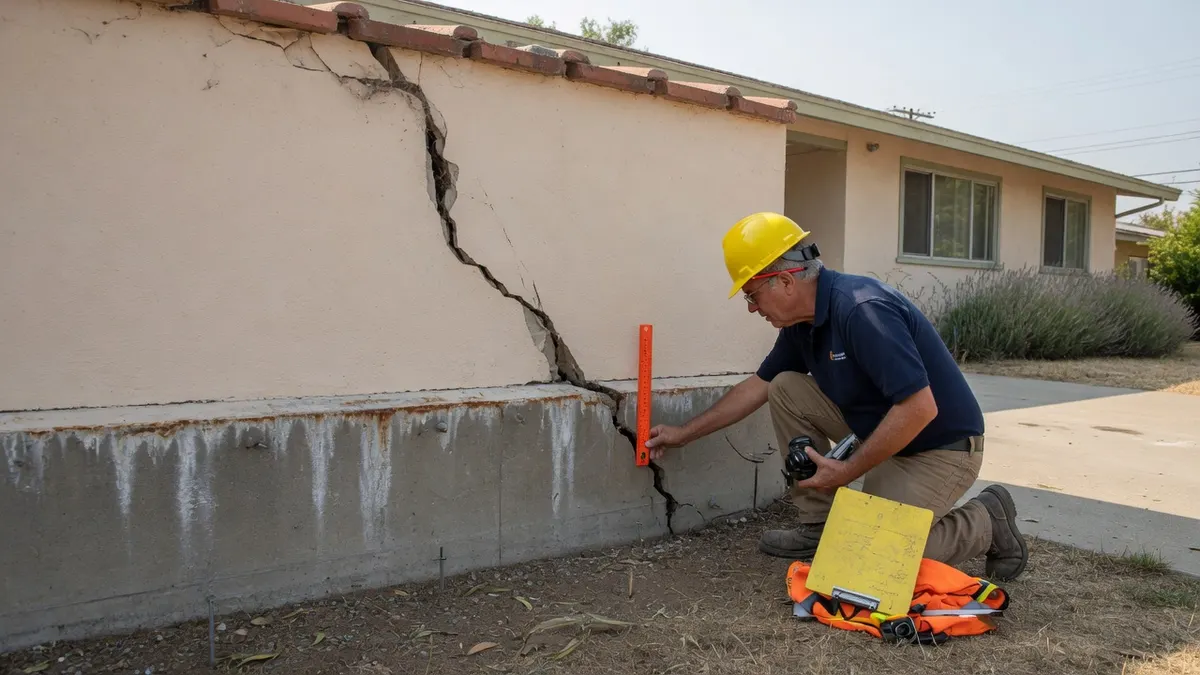 Photorealistic home improvement photo for Foundation Problems in Sacramento: Warning Signs, Causes, and What Repairs Actually Cost