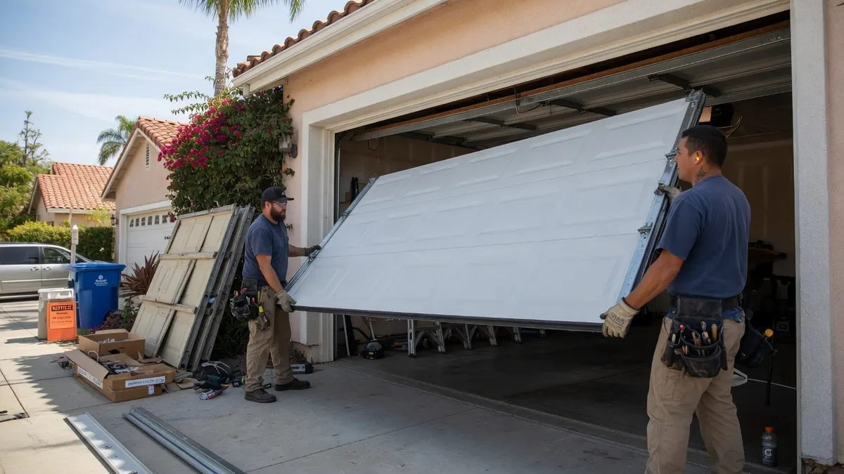 Photorealistic home improvement photo for Garage Door Replacement in Sacramento: What It Costs, How Long It Takes, and What to Watch For