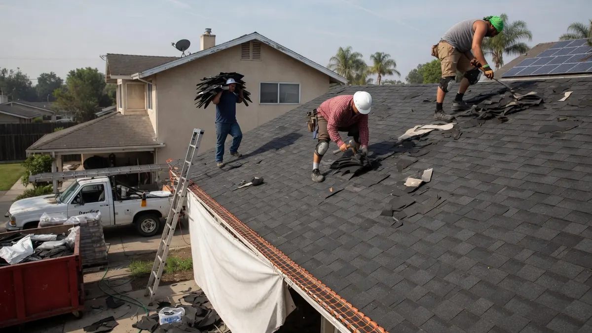 Photorealistic home improvement photo for Granite Bay & Lincoln Reroof: Platinum Permits & WUI Rules