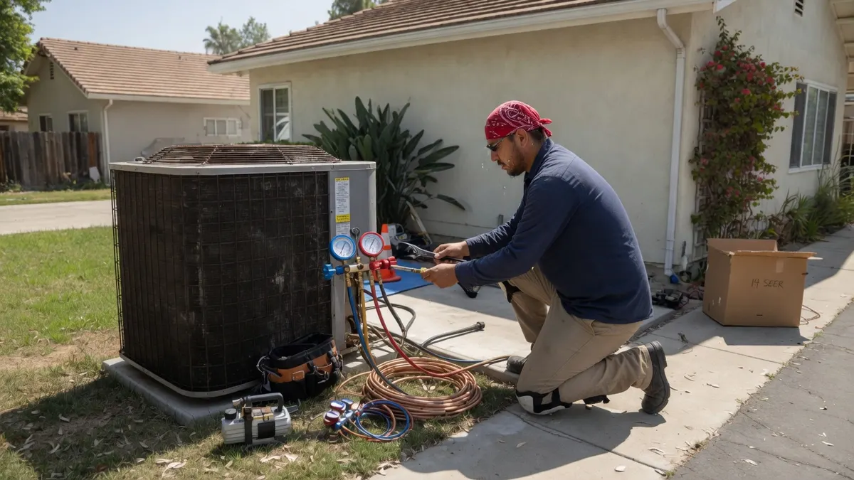 Photorealistic home improvement photo for HVAC Maintenance for Sacramento Summers: Contractor Tips
