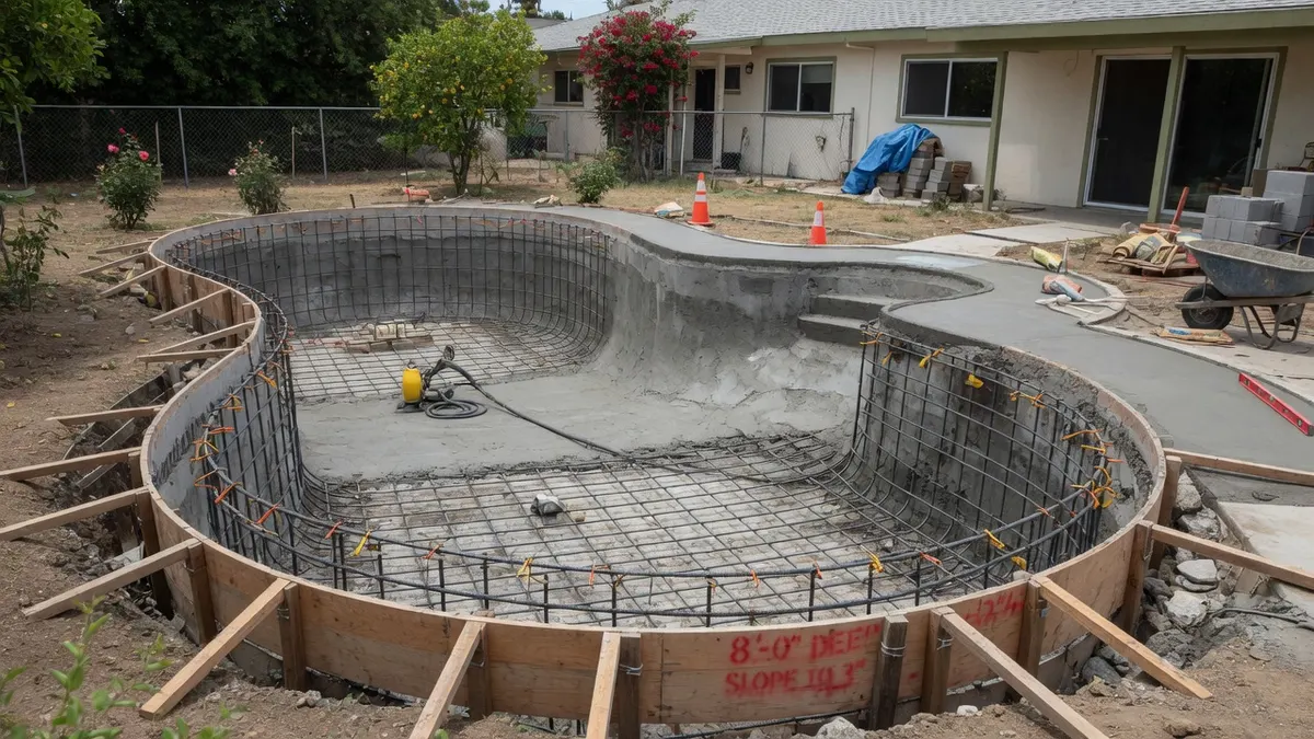 Photorealistic home improvement photo for Pool Construction & Installation Guide for Sacramento Homeowners (2026)