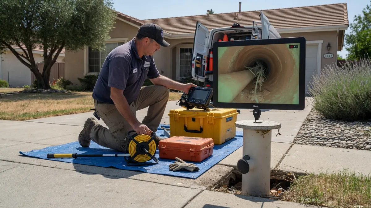 Photorealistic home improvement photo for Sacramento Sewer Camera Inspection Costs: When to Scope the Line Before You Dig
