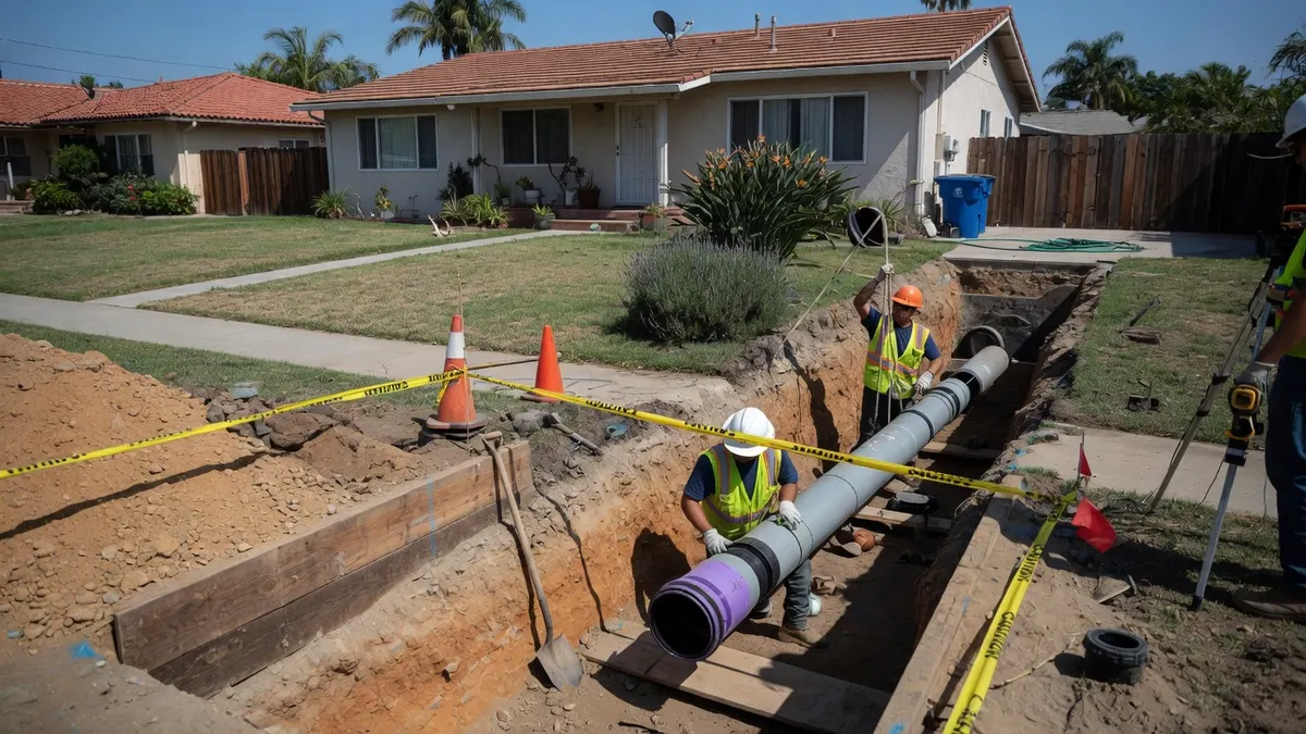 Photorealistic home improvement photo for Sewer Line Replacement in Sacramento: What It Costs, When You Need It, and How to Pick the Right Plumber