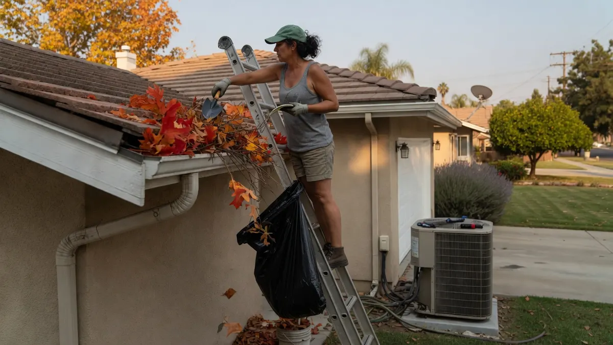 Photorealistic home improvement photo for Sacramento Spring-to-Summer HVAC and Exterior Prep Checklist