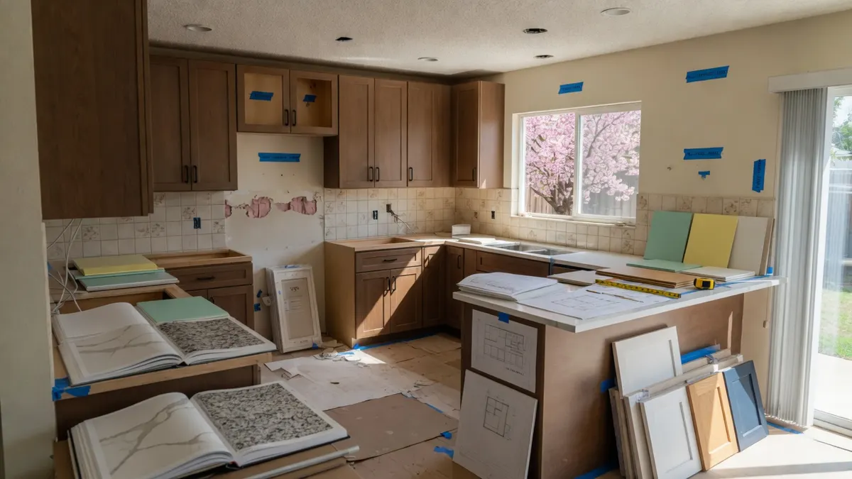 Photorealistic home improvement photo for Spring Kitchen Remodel Planning for Sacramento Homes