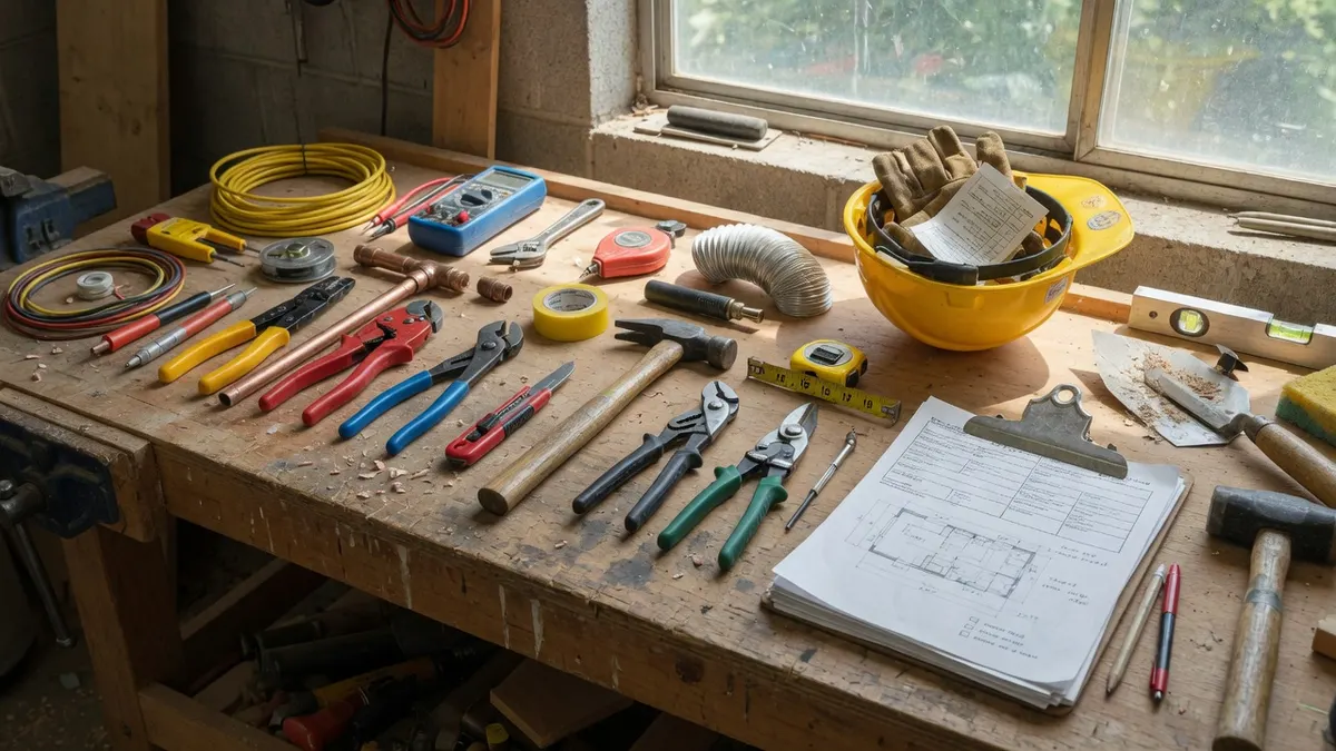 Photorealistic home improvement photo for What CSLB License Classifications Mean: A Complete Guide to All License Types
